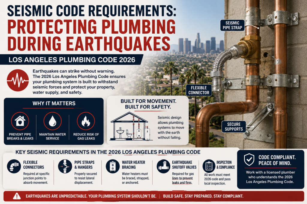 Seismic Code Requirements Protecting Plumbing During Earthquakes