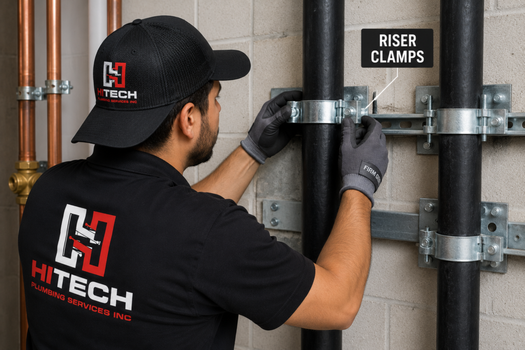 Emergency Glendale Plumber | Hi-Tech Plumbing 3 How to Install Riser Clamps in Plumbing (2026 Complete Guide)