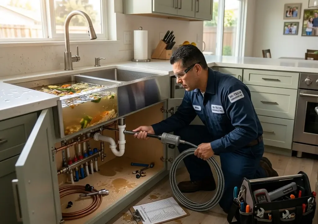Kitchen Sink Backup in Reseda