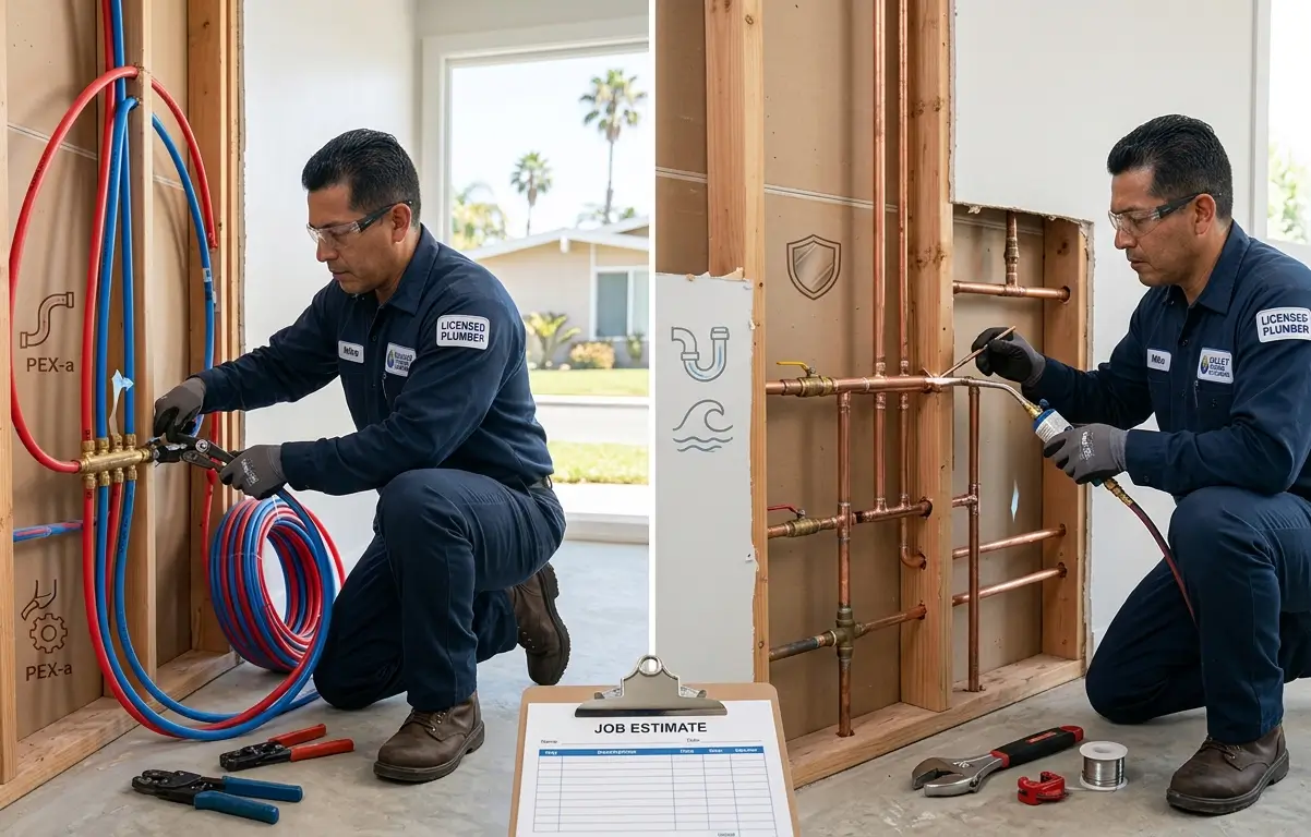 PEX vs Copper Repiping in Los Angeles