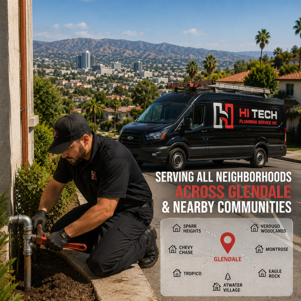 Emergency Glendale Plumber | Hi-Tech Plumbing 4 Serving All Neighborhoods Across Glendale & Nearby Communities