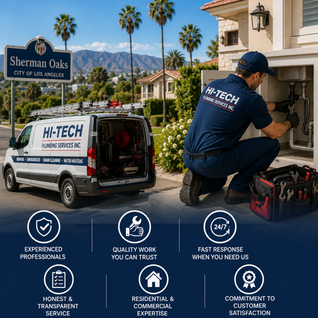 Why Choose Hi-Tech Plumbing Services Inc. in Sherman Oaks​